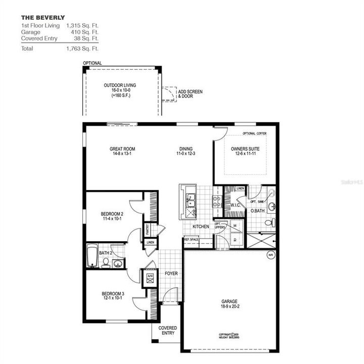 For Sale: $311,990 (3 beds, 2 baths, 1315 Square Feet)