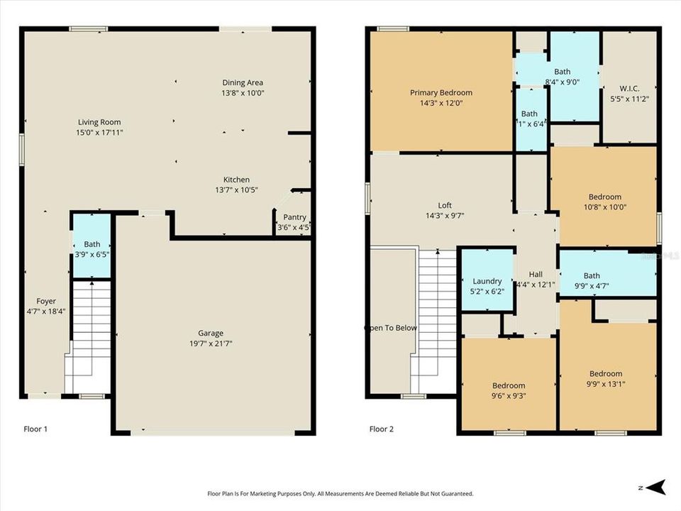 На продажу: $320,900 (4 спален, 2 ванн, 1881 Квадратных фут)