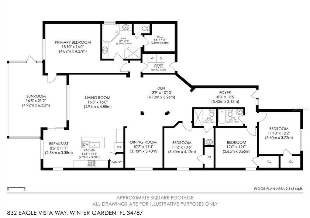 Active With Contract: $615,000 (4 beds, 3 baths, 2409 Square Feet)