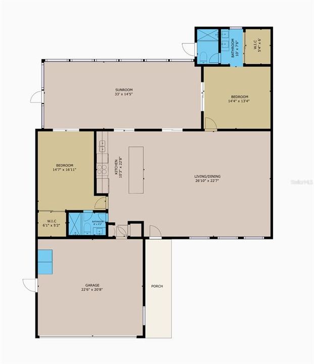 En Venta: $575,000 (2 camas, 2 baños, 1473 Pies cuadrados)