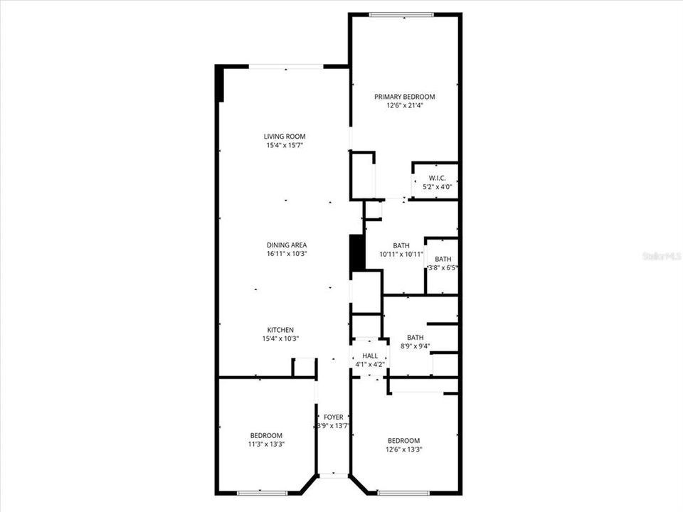 На продажу: $519,900 (3 спален, 2 ванн, 1455 Квадратных фут)