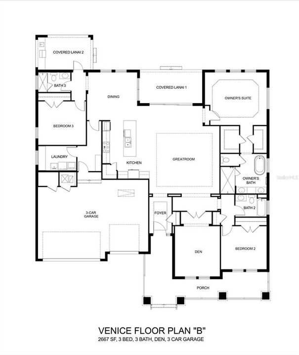 For Sale: $605,000 (3 beds, 3 baths, 2667 Square Feet)