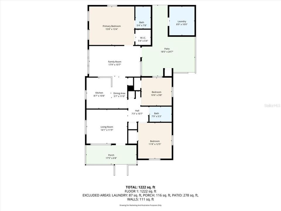 Active With Contract: $370,000 (3 beds, 2 baths, 1290 Square Feet)