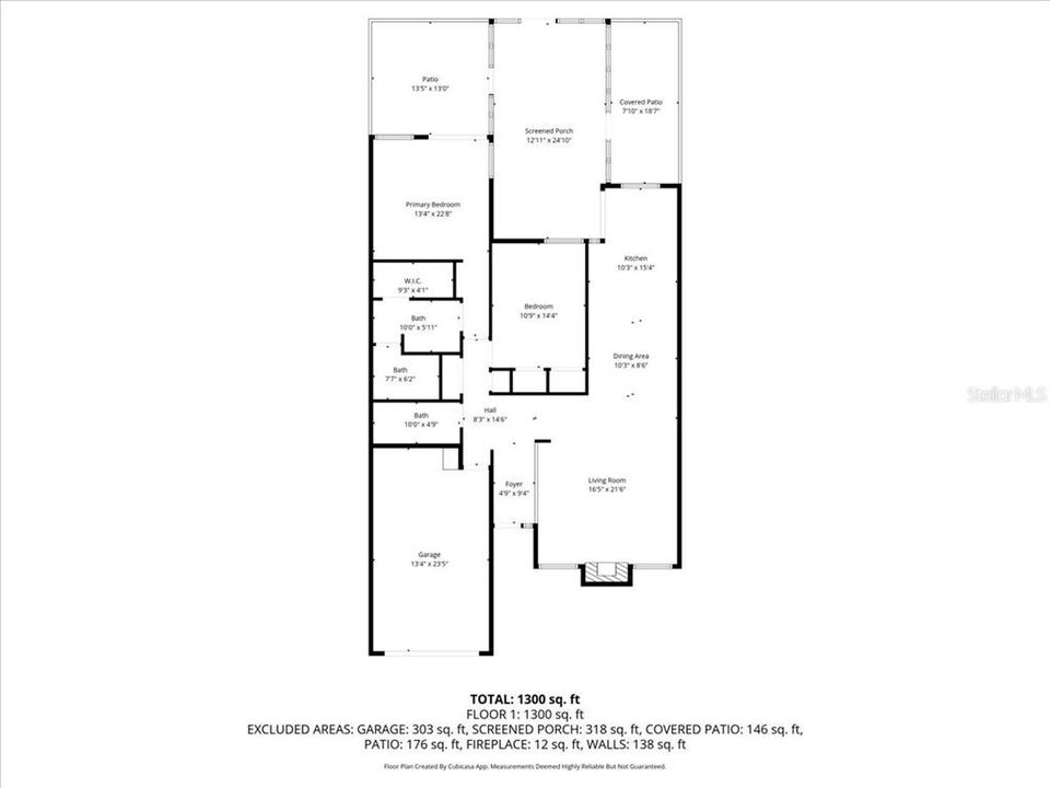 For Sale: $189,900 (2 beds, 2 baths, 1374 Square Feet)