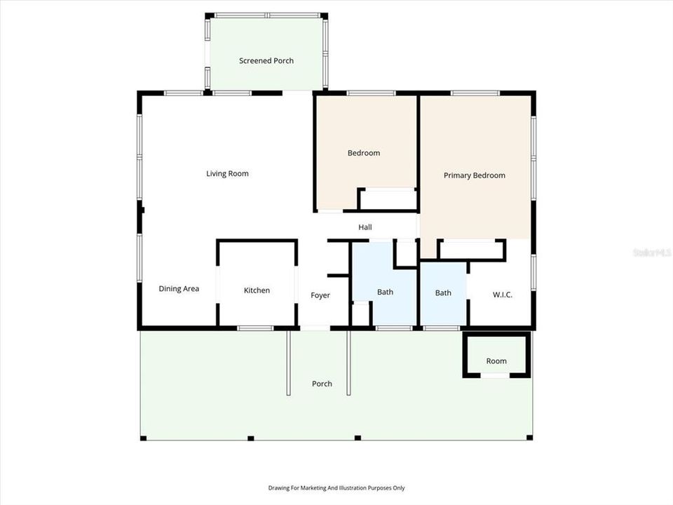 For Sale: $190,000 (2 beds, 2 baths, 960 Square Feet)