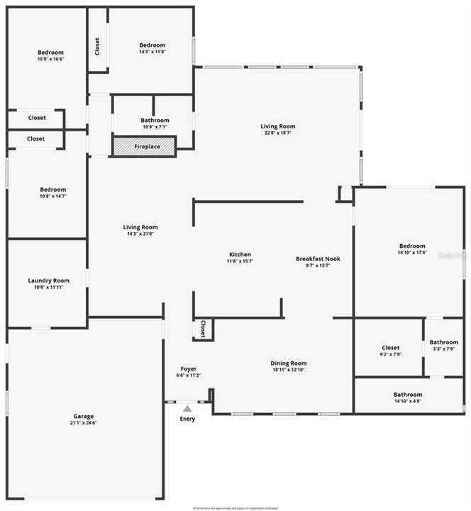 For Sale: $530,000 (4 beds, 2 baths, 2481 Square Feet)