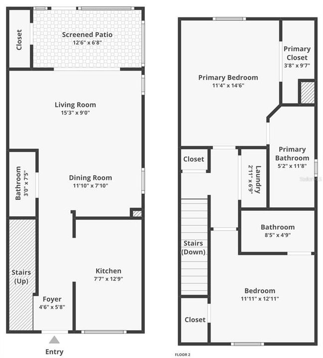 待售: $264,900 (2 贝兹, 2 浴室, 1071 平方英尺)