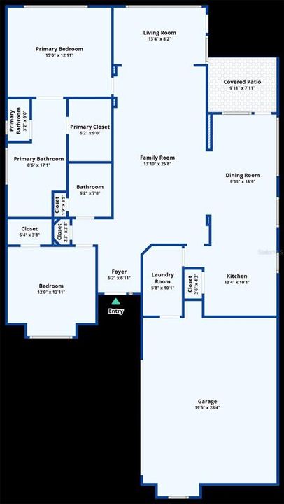 For Sale: $370,000 (2 beds, 2 baths, 1609 Square Feet)