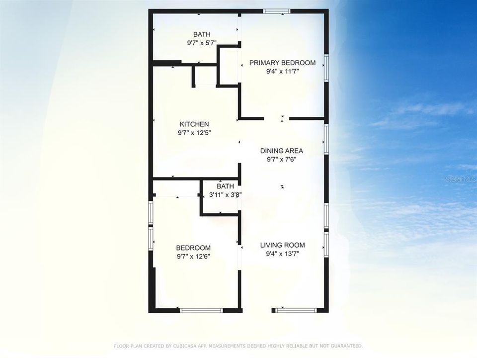 На продажу: $225,000 (2 спален, 1 ванн, 880 Квадратных фут)