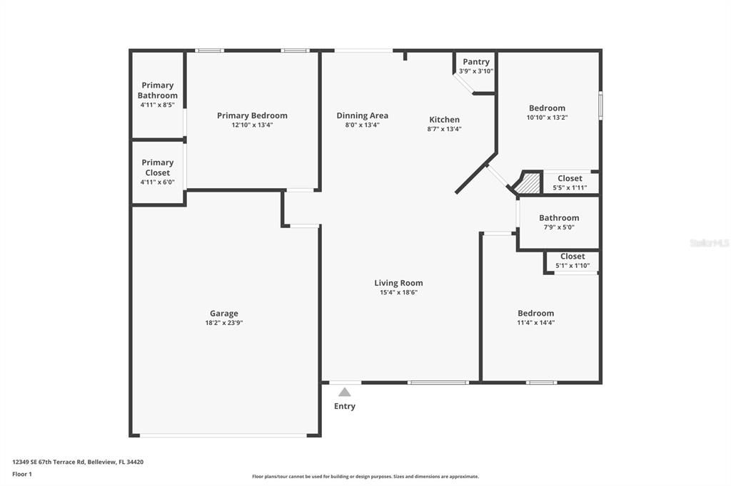 Active With Contract: $244,900 (3 beds, 2 baths, 1278 Square Feet)
