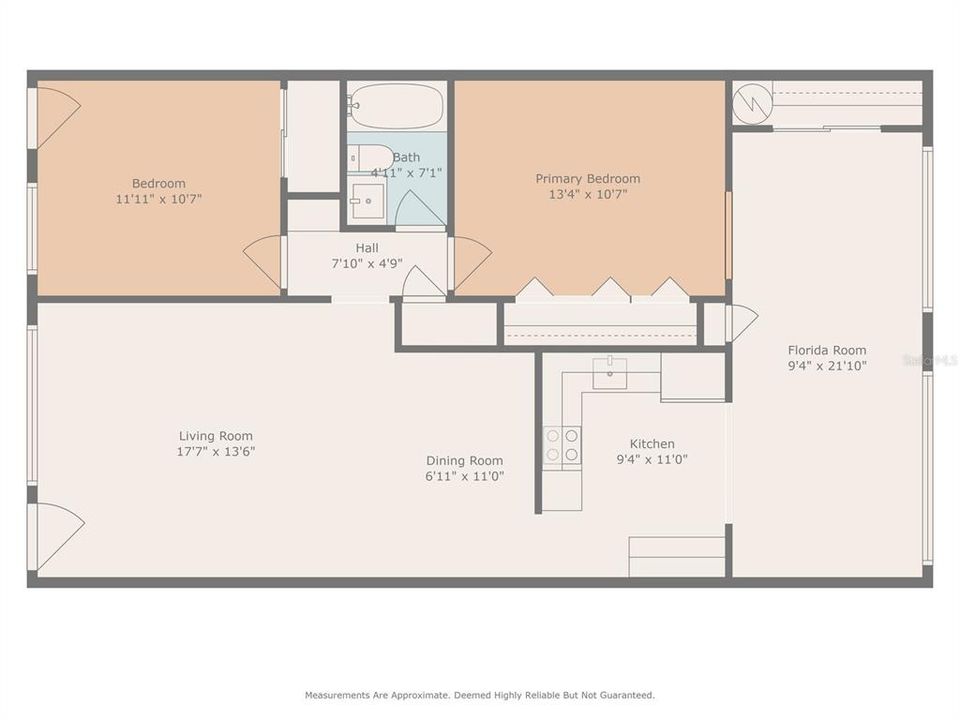 出租: $1,450 (2 贝兹, 1 浴室, 1100 平方英尺)