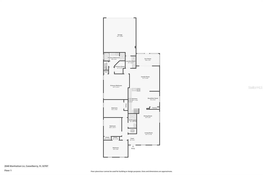 En Venta: $443,000 (4 camas, 2 baños, 1981 Pies cuadrados)