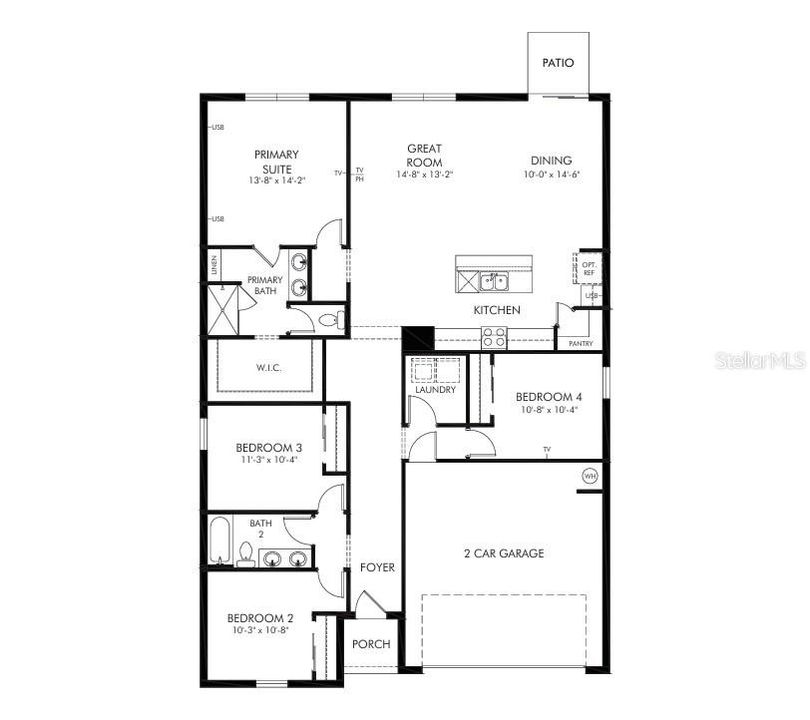For Sale: $318,494 (4 beds, 2 baths, 1840 Square Feet)
