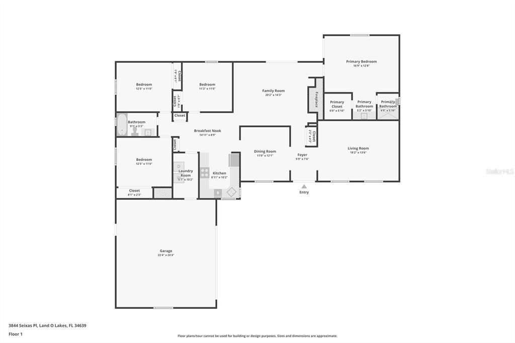 Под контрактом: $422,900 (4 спален, 2 ванн, 2080 Квадратных фут)