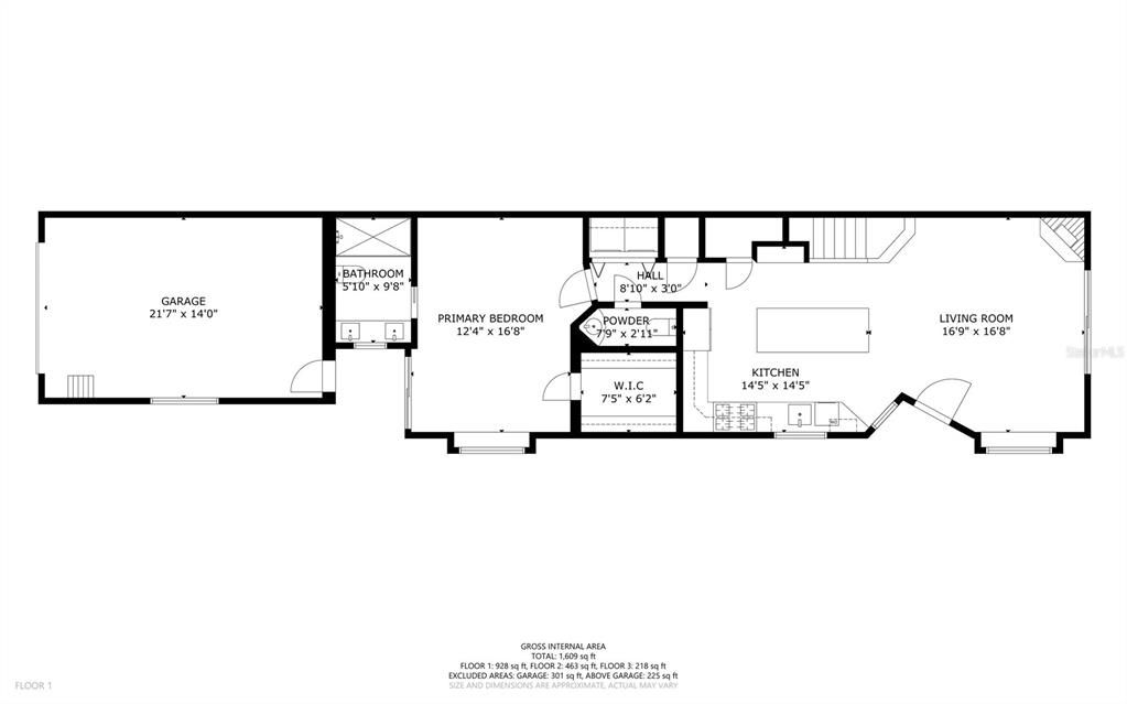 Activo con contrato: $599,000 (3 camas, 3 baños, 1694 Pies cuadrados)