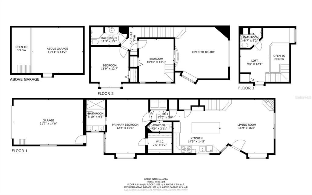 Activo con contrato: $599,000 (3 camas, 3 baños, 1694 Pies cuadrados)