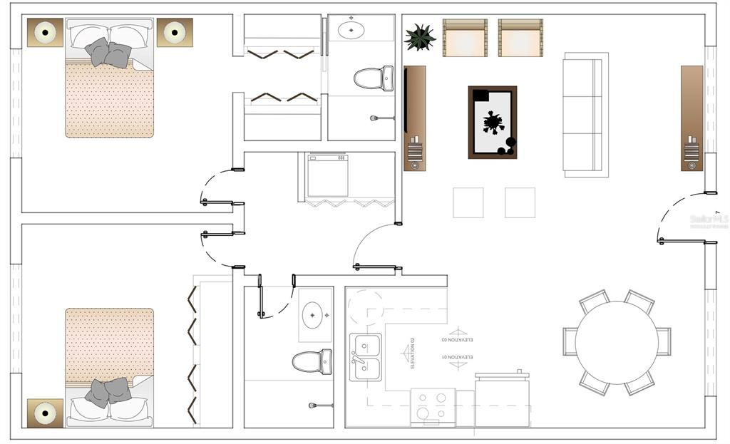 Active With Contract: $219,000 (2 beds, 2 baths, 902 Square Feet)