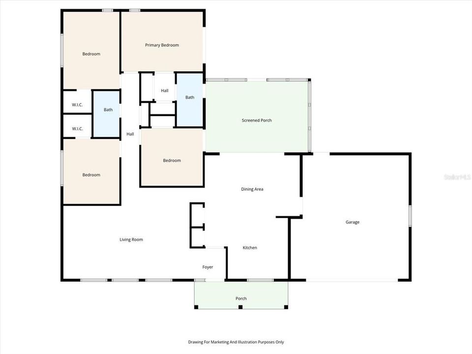 Activo con contrato: $535,000 (4 camas, 2 baños, 1761 Pies cuadrados)