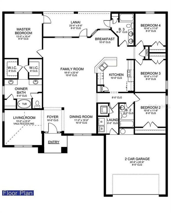 Active With Contract: $398,900 (4 beds, 3 baths, 2265 Square Feet)