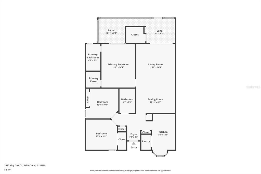 En Venta: $275,000 (3 camas, 2 baños, 1126 Pies cuadrados)