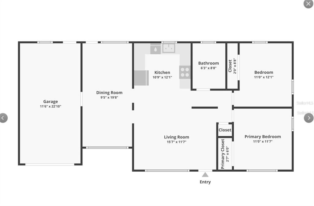 En Renta: $2,800 (2 camas, 1 baños, 1030 Pies cuadrados)
