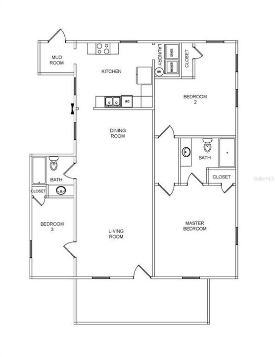 待售: $289,950 (3 贝兹, 2 浴室, 1414 平方英尺)