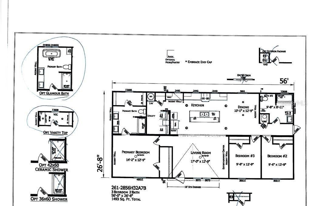 待售: $265,900 (3 贝兹, 2 浴室, 1493 平方英尺)