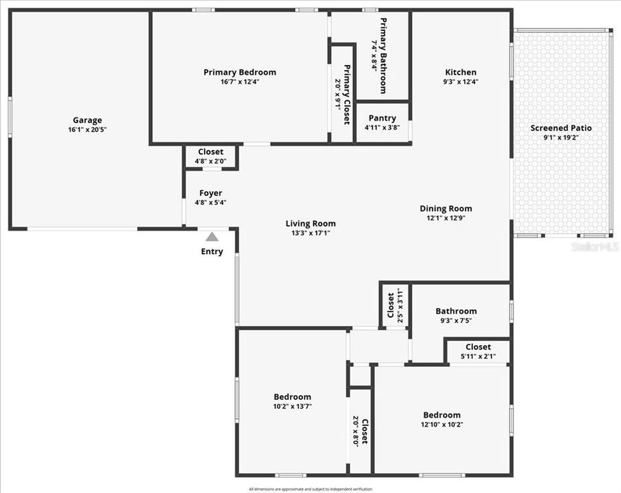 Под контрактом: $345,000 (3 спален, 2 ванн, 1347 Квадратных фут)