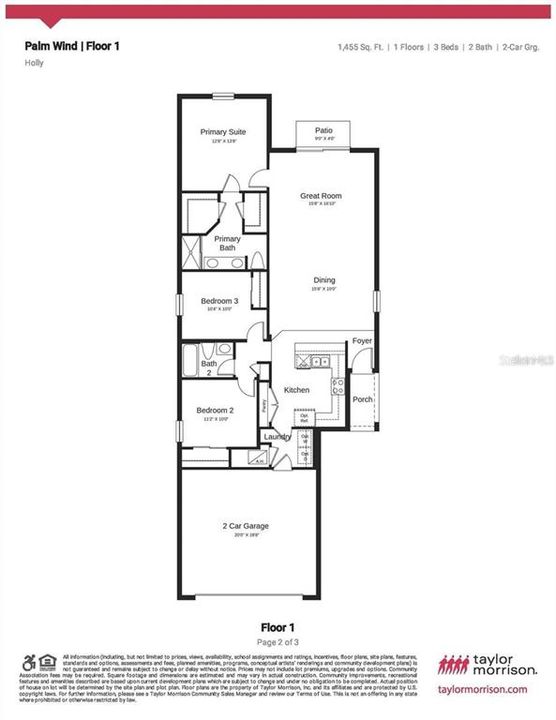 For Rent: $2,000 (3 beds, 2 baths, 1455 Square Feet)