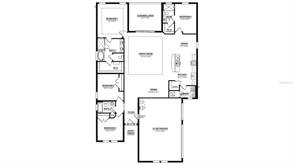Active With Contract: $487,990 (4 beds, 3 baths, 2372 Square Feet)