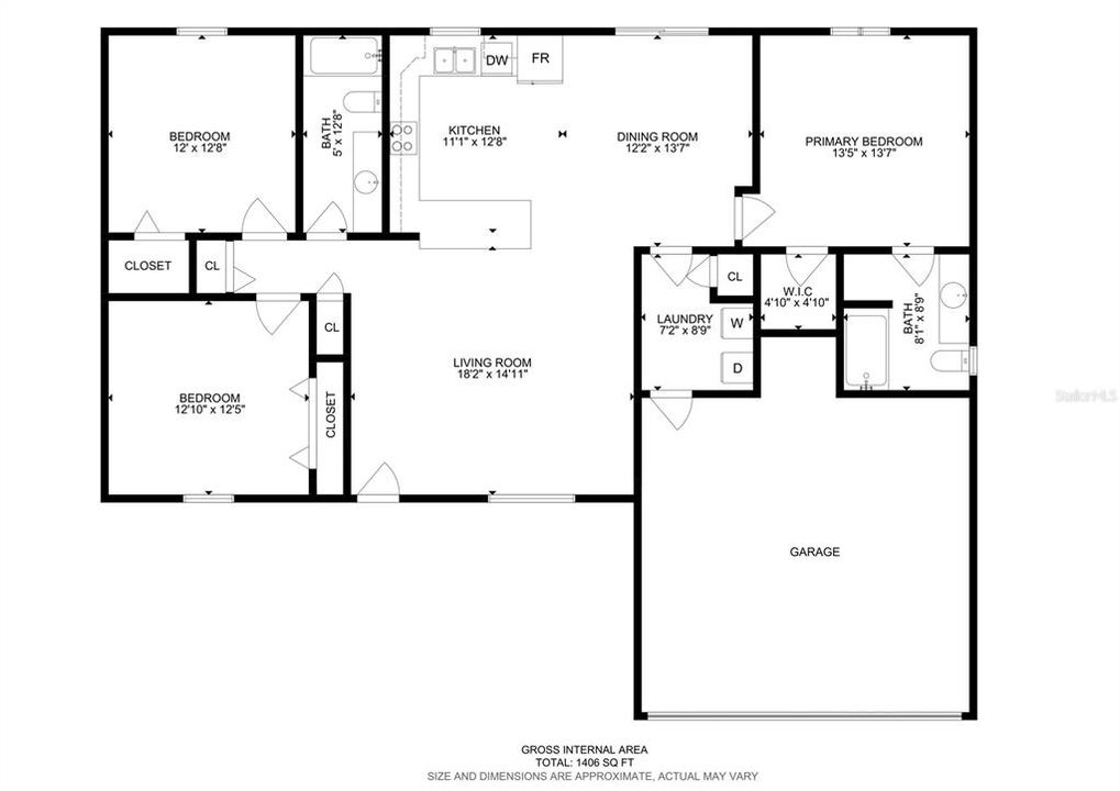 En Venta: $263,900 (3 camas, 2 baños, 1406 Pies cuadrados)