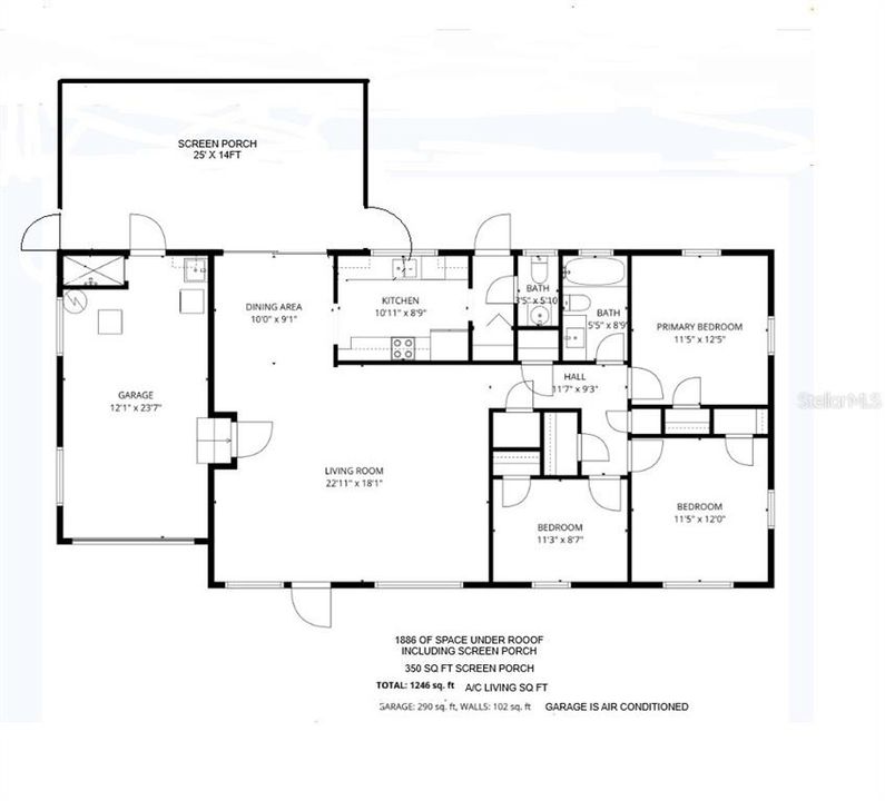 合同活跃: $460,000 (3 贝兹, 1 浴室, 1638 平方英尺)