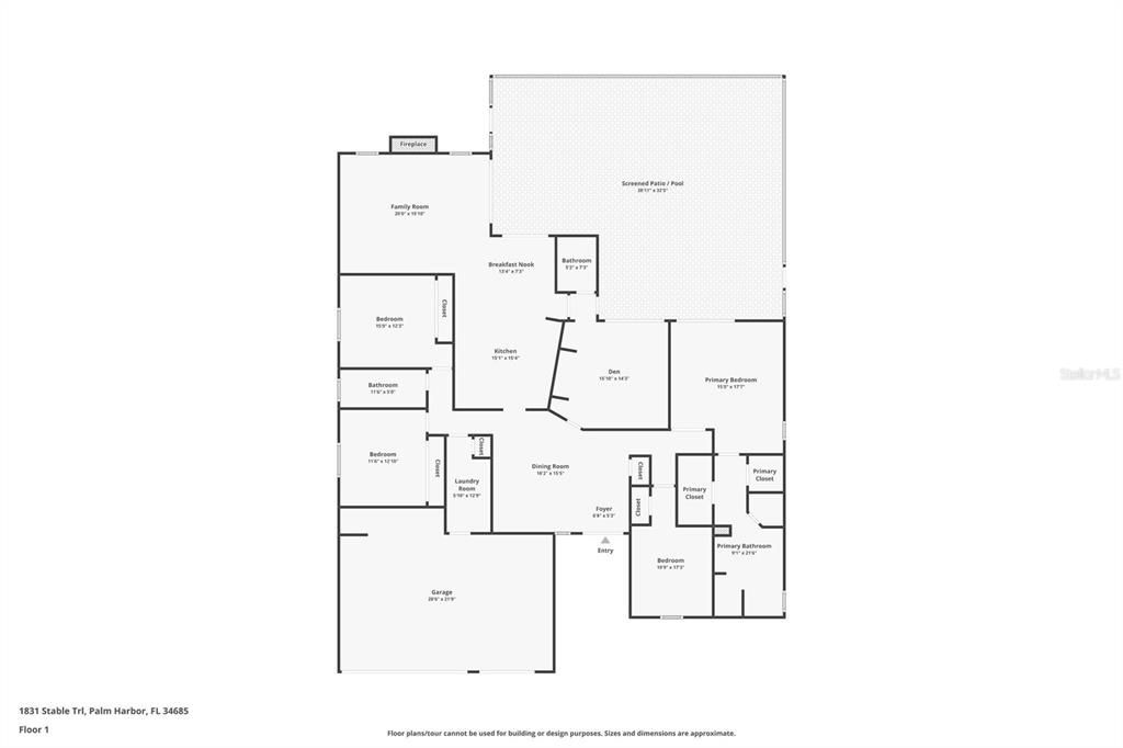 На продажу: $645,000 (5 спален, 3 ванн, 2528 Квадратных фут)
