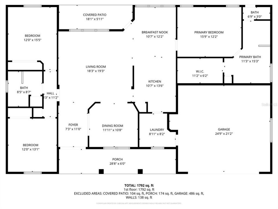 На продажу: $415,000 (3 спален, 2 ванн, 1971 Квадратных фут)
