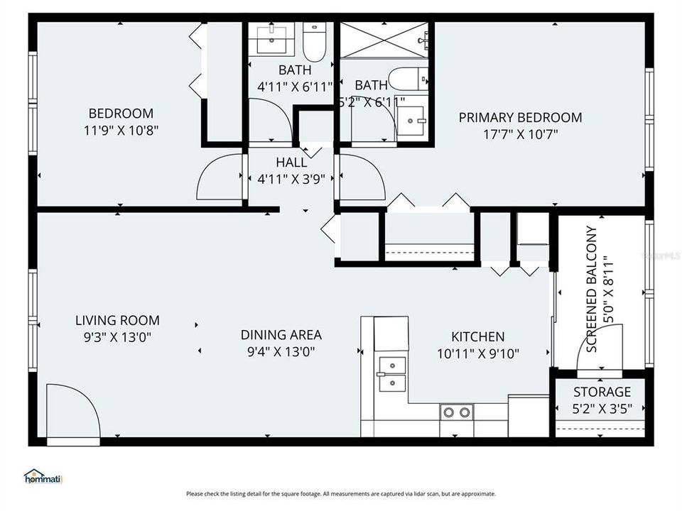 На продажу: $159,999 (2 спален, 1 ванн, 835 Квадратных фут)
