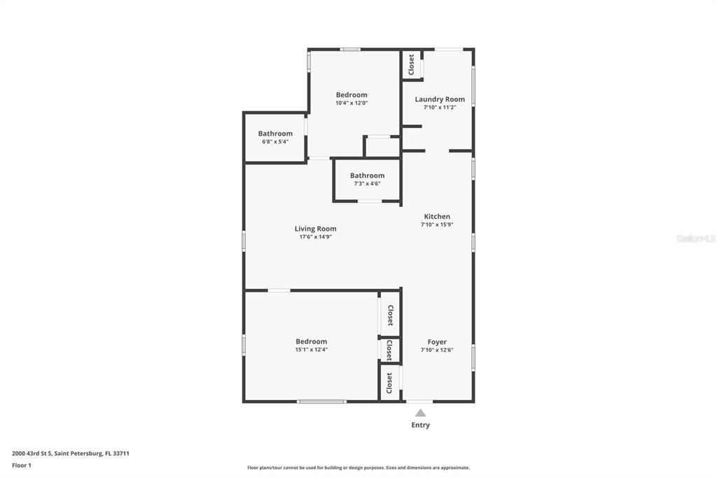 En Renta: $1,850 (2 camas, 2 baños, 958 Pies cuadrados)