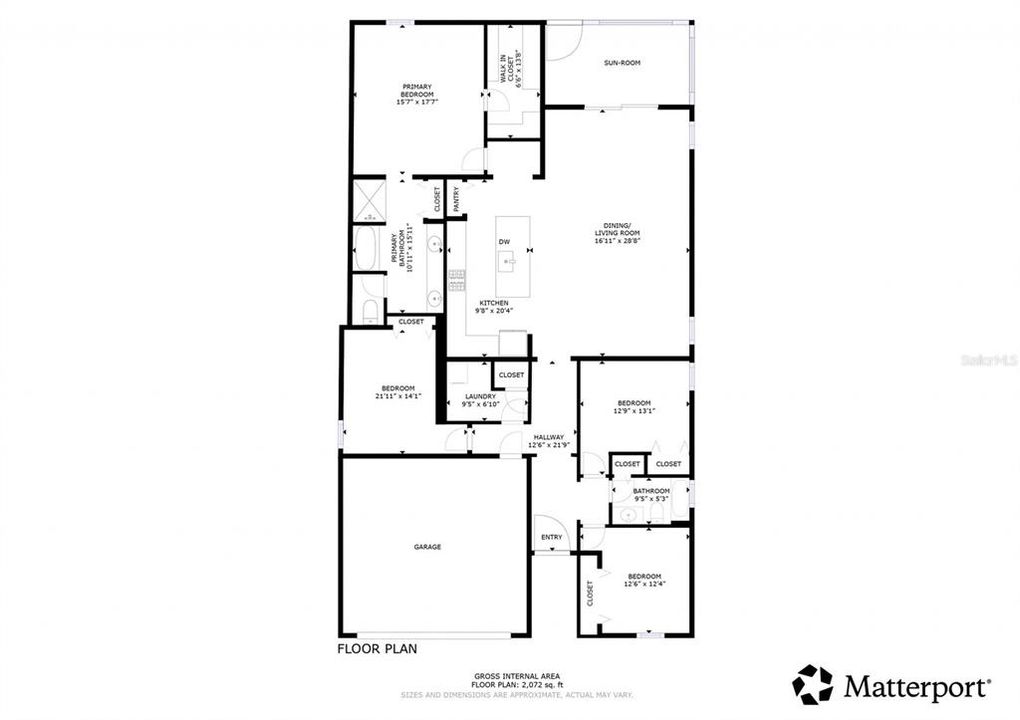 На продажу: $399,999 (4 спален, 2 ванн, 2156 Квадратных фут)