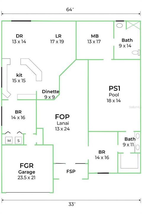 На продажу: $689,000 (3 спален, 3 ванн, 2387 Квадратных фут)