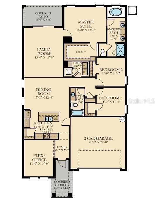 出租: $2,600 (3 贝兹, 2 浴室, 1957 平方英尺)