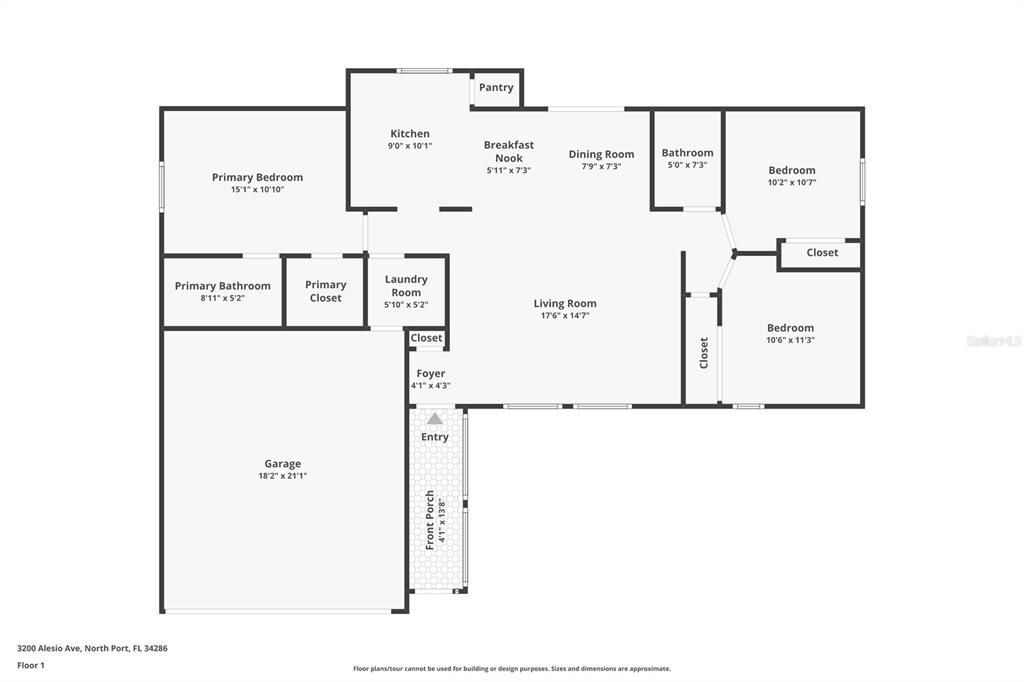 Activo con contrato: $320,000 (3 camas, 2 baños, 1192 Pies cuadrados)