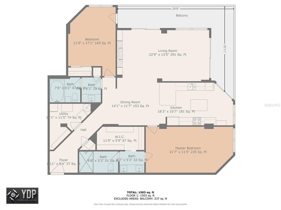 На продажу: $795,000 (2 спален, 2 ванн, 1530 Квадратных фут)