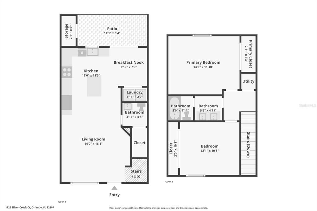 For Sale: $199,000 (2 beds, 1 baths, 1032 Square Feet)