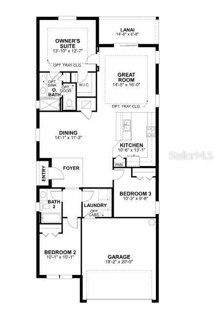 合同活跃: $259,990 (3 贝兹, 2 浴室, 1530 平方英尺)