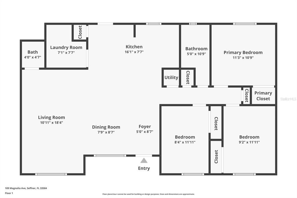 For Sale: $325,000 (3 beds, 1 baths, 1300 Square Feet)