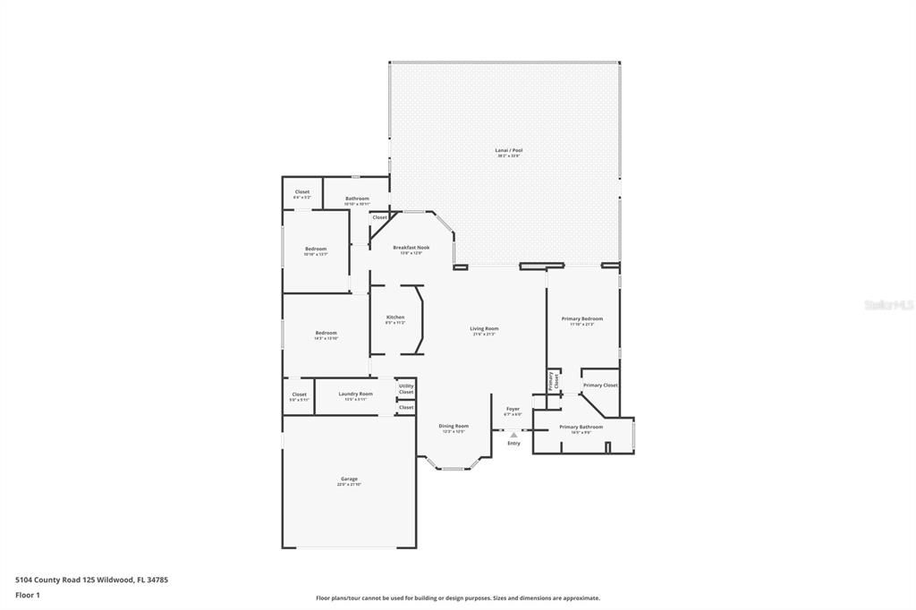 На продажу: $385,000 (3 спален, 2 ванн, 2196 Квадратных фут)