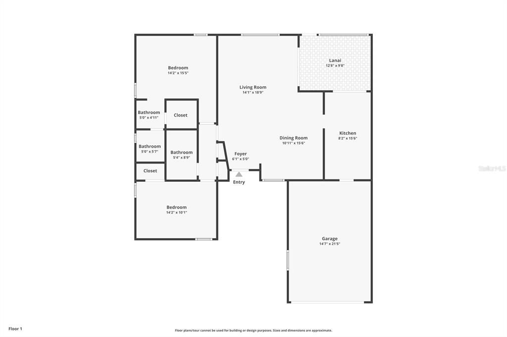 待售: $215,000 (2 贝兹, 2 浴室, 1102 平方英尺)