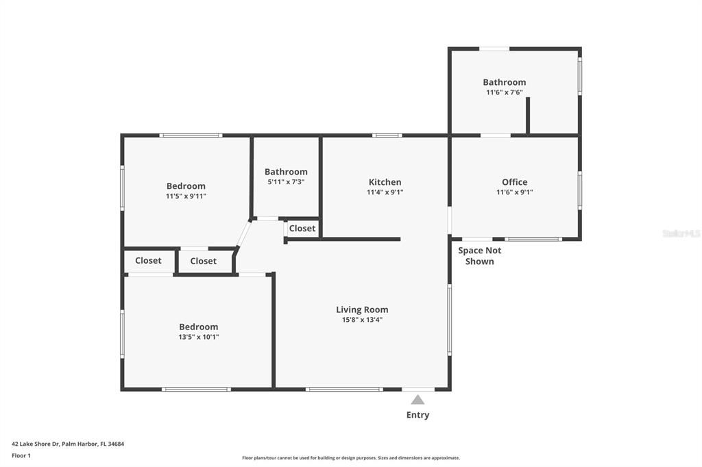 For Sale: $300,000 (2 beds, 2 baths, 852 Square Feet)