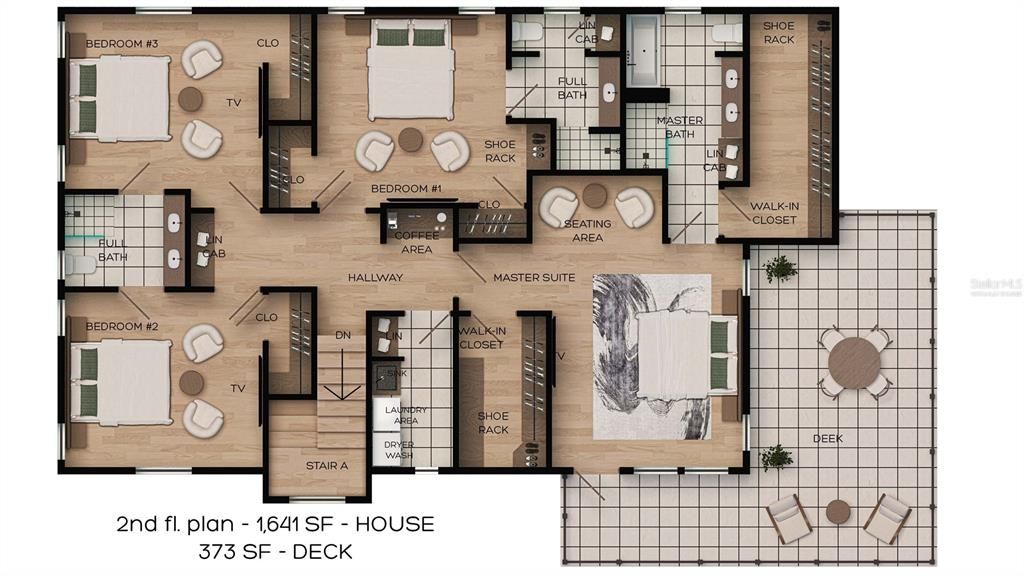 En Venta: $695,000 (4 camas, 3 baños, 3031 Pies cuadrados)