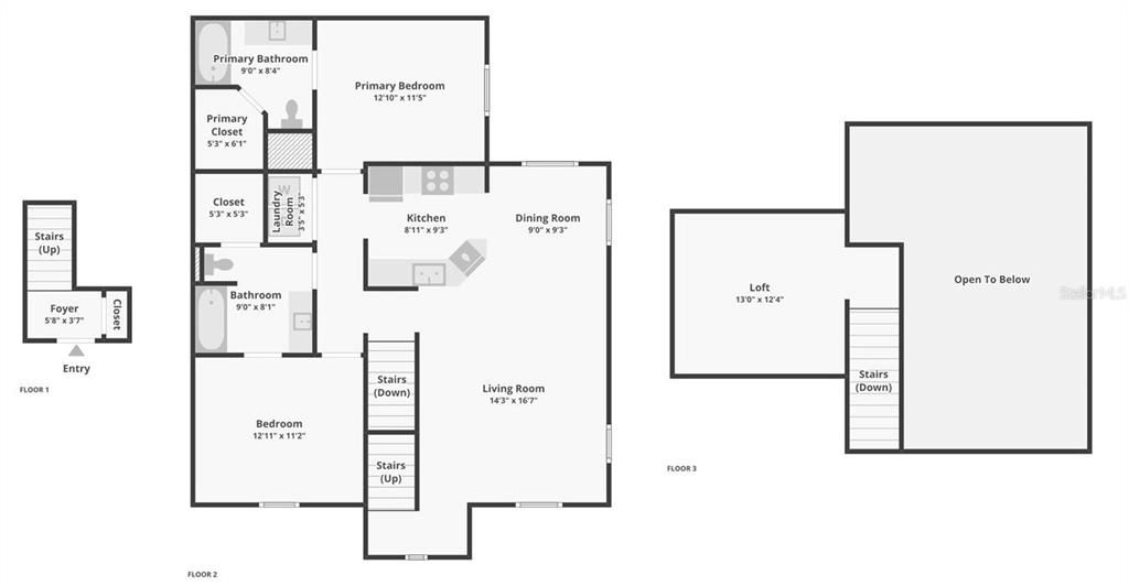 For Sale: $228,900 (2 beds, 2 baths, 1344 Square Feet)