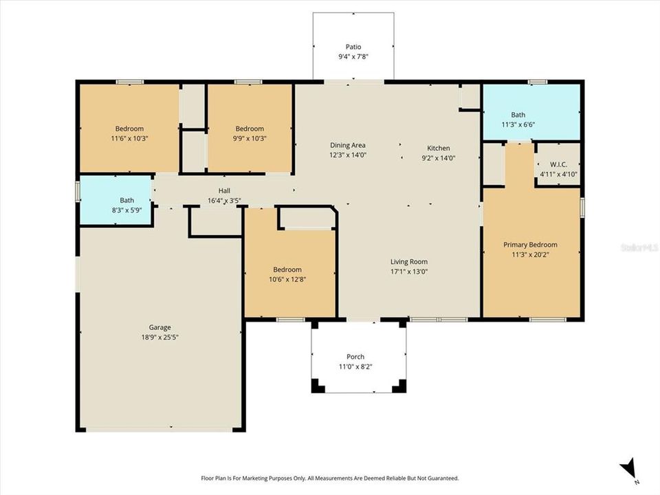 待售: $314,900 (4 贝兹, 2 浴室, 1492 平方英尺)
